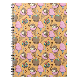 Ice cream pattern Lollies pattern lollipop 26 Notebook