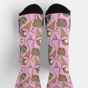 Ice cream pattern Lollies pattern lollipop 26 Socks
