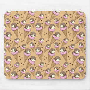 Ice cream pattern   Lollies pattern   lollipop 27 Mouse Pad