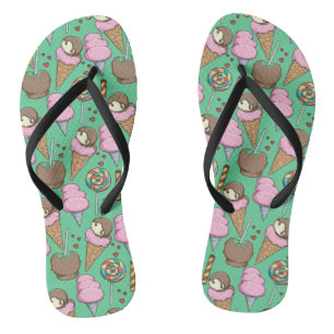 Ice cream pattern   Lollies pattern   lollipop 29 Jandals