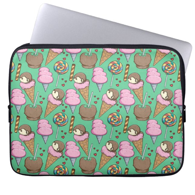 Ice cream pattern | Lollies pattern | lollipop 29 Laptop Sleeve (Front)