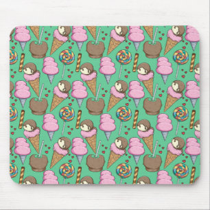 Ice cream pattern   Lollies pattern   lollipop 29 Mouse Pad