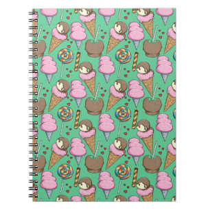 Ice cream pattern   Lollies pattern   lollipop 29 Notebook