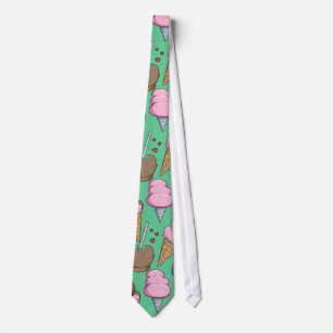Ice cream pattern   Lollies pattern   lollipop 29 Tie