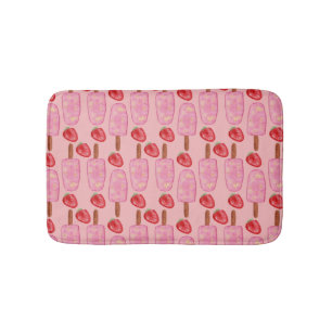 Ice cream pattern   Lollies pattern   lollipop 2 Bath Mat