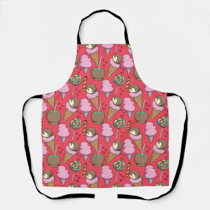 Ice cream pattern   Lollies pattern   lollipop 31 Apron