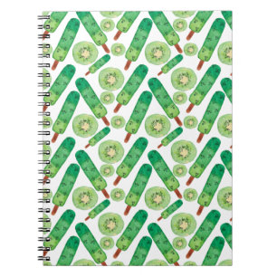 Ice cream pattern Lollies pattern lollipop 3 Notebook