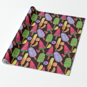 Ice cream pattern Lollies pattern lollipop 4 Wrapping Paper