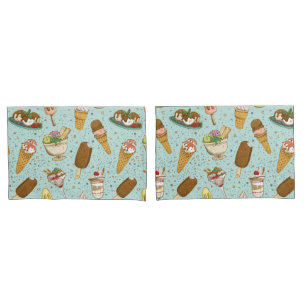 Ice Cream Pattern Pillowcase