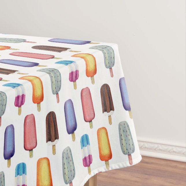 Ice Cream Pattern Tablecloth (In Situ)