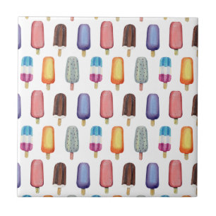Ice Cream Pattern Tile