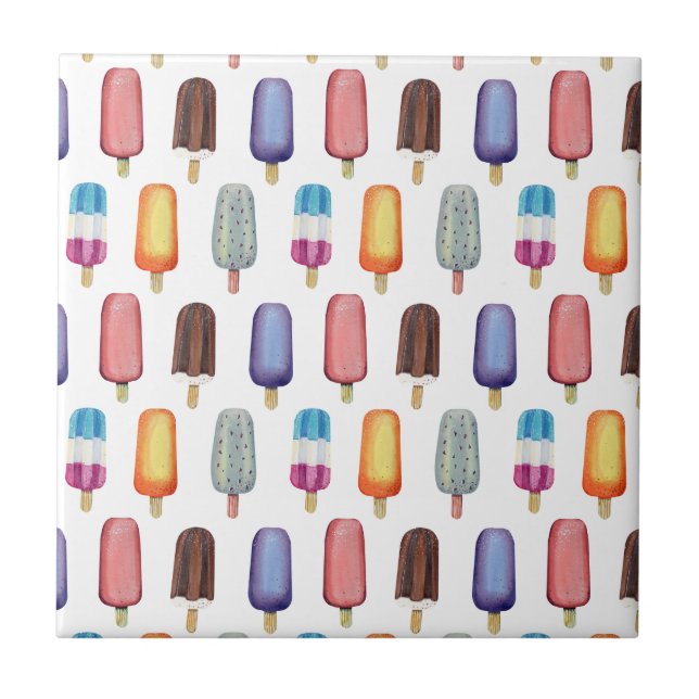 Ice Cream Pattern Tile (Front)