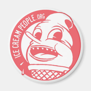 Ice Cream People "retro logo" Magnet