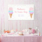 Ice Cream Pink Gold Pastel Birthday