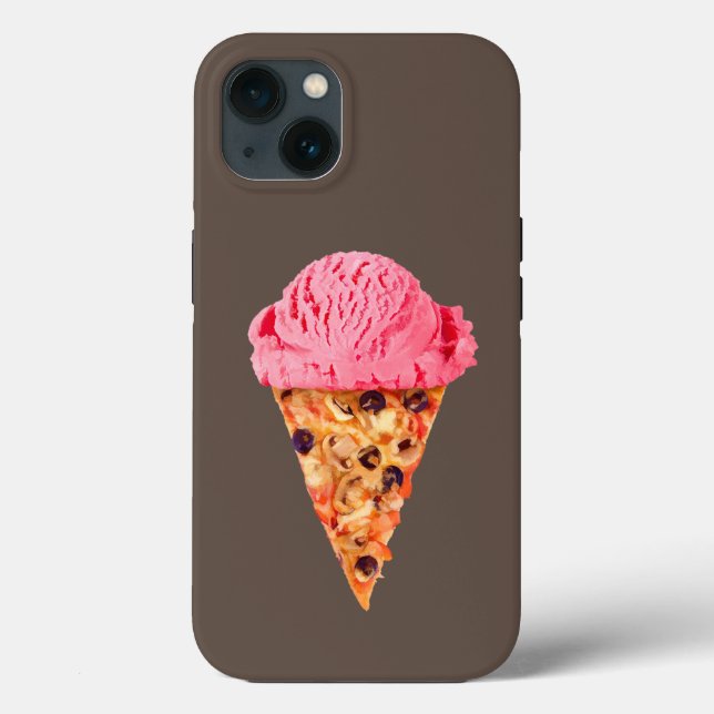 Ice Cream Pizza Case-Mate iPhone Case (Back)