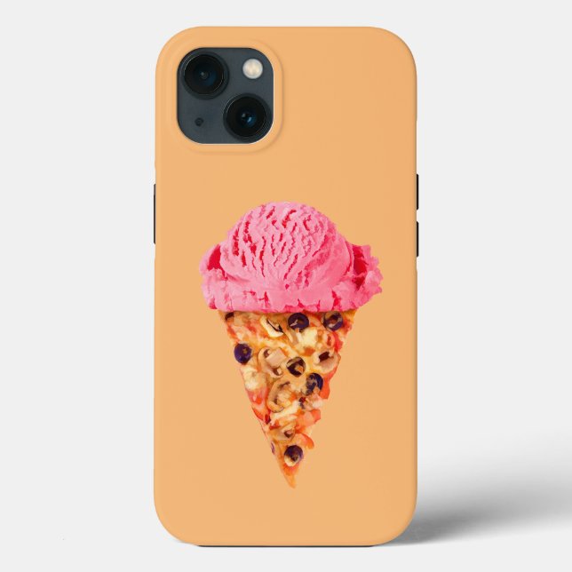 Ice Cream Pizza Case-Mate iPhone Case (Back)