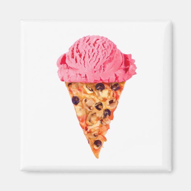 Ice Cream Pizza Magnet (Front)