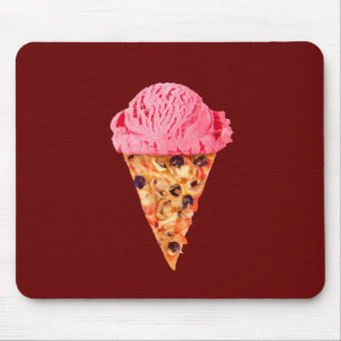 Ice Cream Pizza Mouse Pad