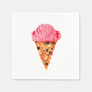 Ice Cream Pizza Napkin