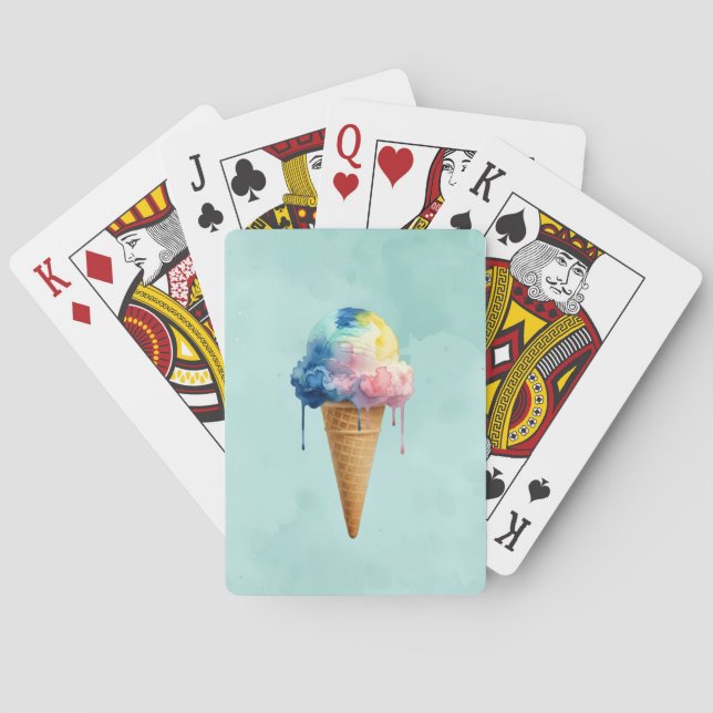 Ice Cream Playing Cards (Back)