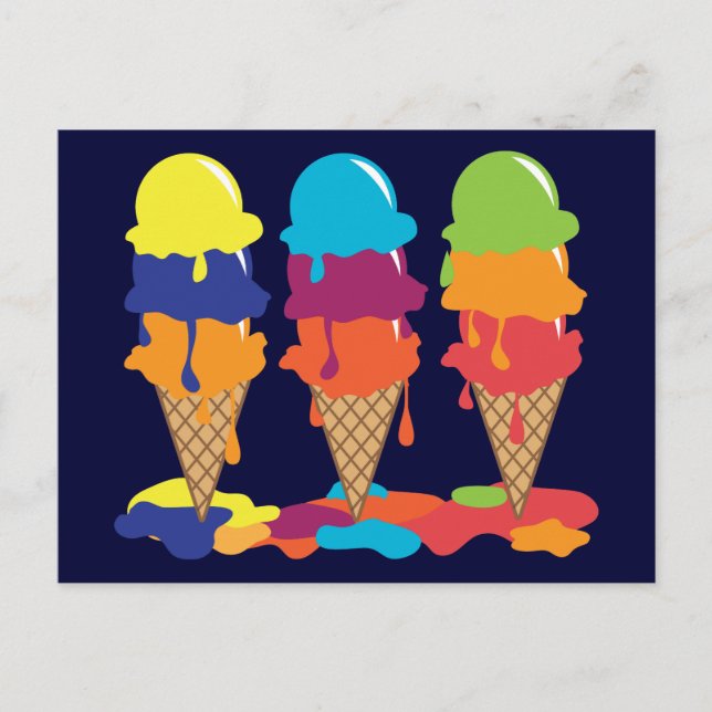 Ice Cream Postcard (Front)