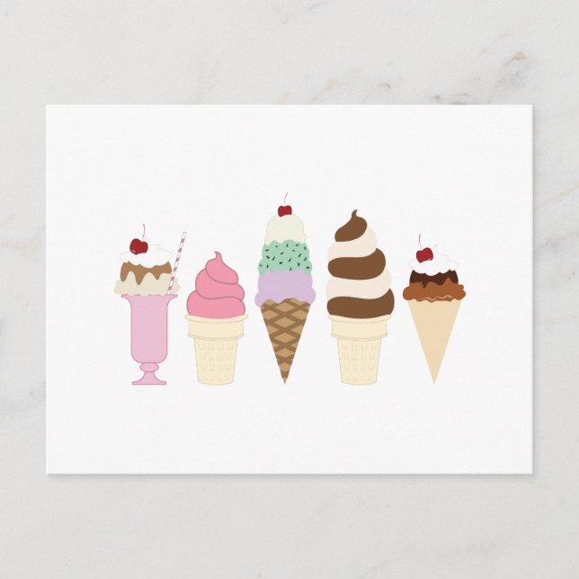 Ice Cream Postcard (Front)