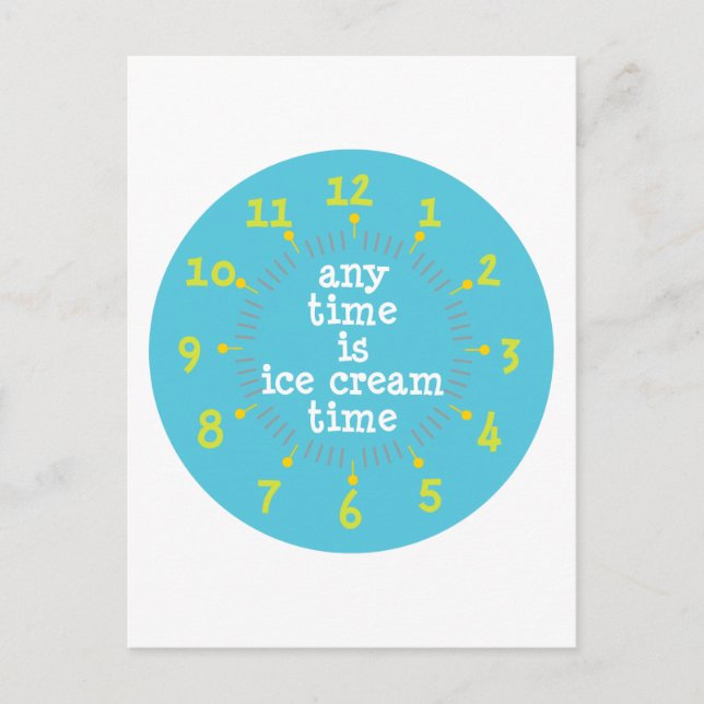 Ice Cream Postcard (Front)
