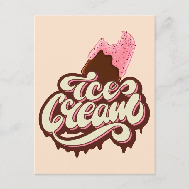 Ice Cream postcard (Front)