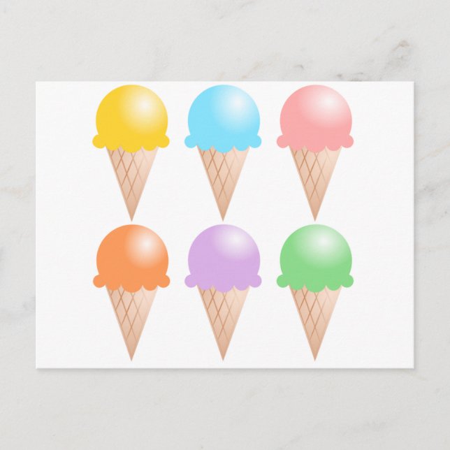 ICE CREAM POSTCARD (Front)