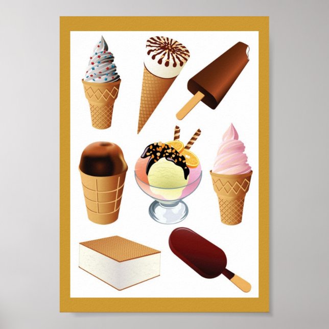 Ice Cream Poster (Front)