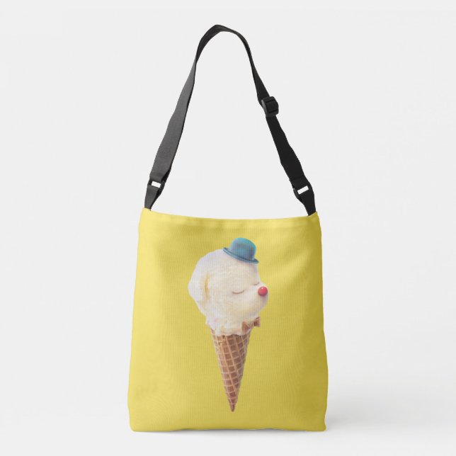 Ice Cream Puppy – Sweet & Chill Crossbody Bag (Back)