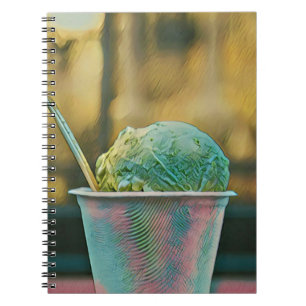 Ice cream recipe notebook