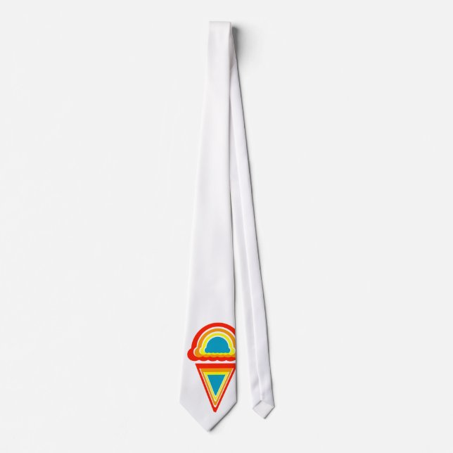 ice cream retro rainbowz tie (Front)