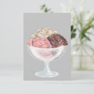 Ice Cream RSVP Card