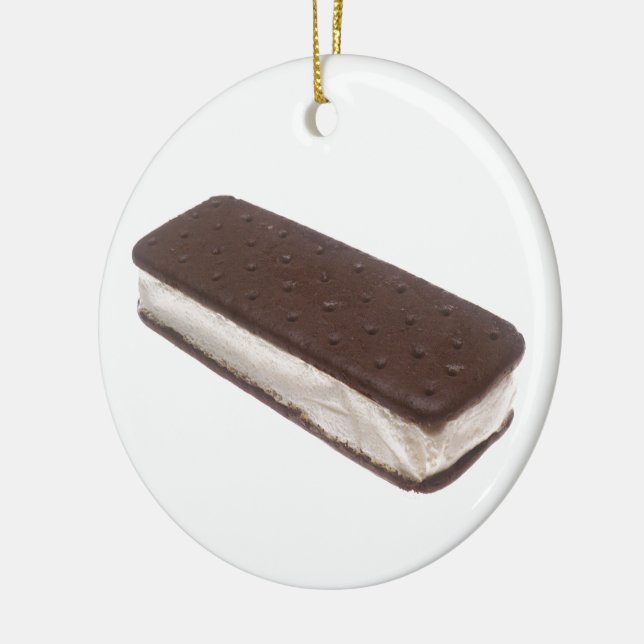 Ice Cream Sandwich Ceramic Tree Decoration (Left)