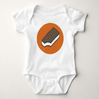 Ice Cream Sandwich — Orange Baby Bodysuit