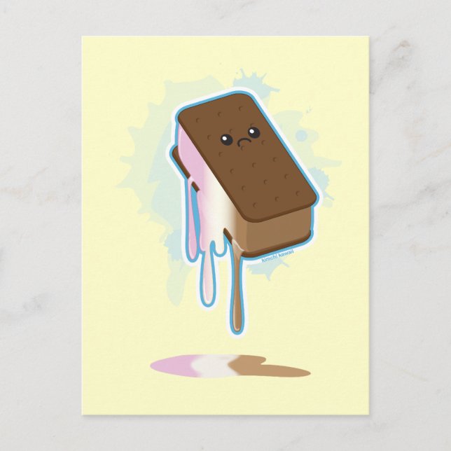Ice Cream Sandwich Postcard (Front)