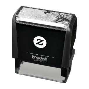 Ice cream scoop cake self-inking stamp