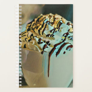 Ice cream scoop chocolate planner