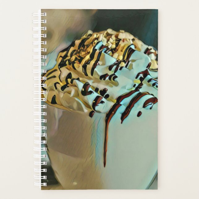 Ice cream scoop chocolate planner (Front)