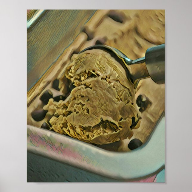 Ice cream scoop poster (Front)