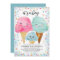 Ice Cream Scoop Sprinkle Summer Boy Baby Shower