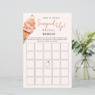 Ice Cream Scooped up Bridal Bingo game
