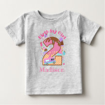 Ice Cream Second birthday toddler tshirts