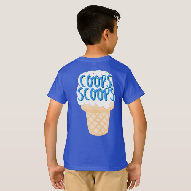 Ice Cream Shirt for Kids (Back Full)