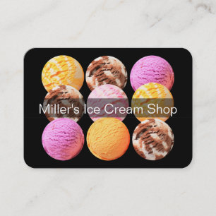 Ice Cream Shop Business Cards