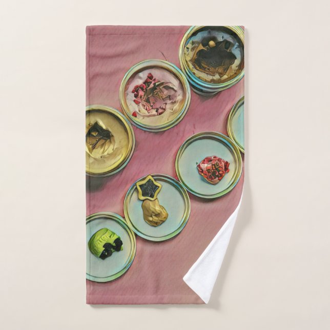 Ice cream shop decor hand towel (Hand Towel)