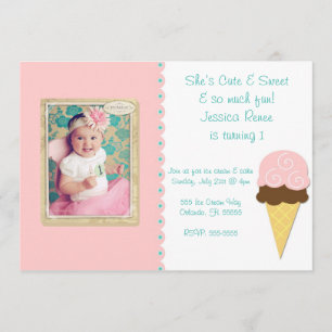 Ice Cream Shop Invite