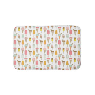 Ice Cream Shop Novelty  Bath Mat
