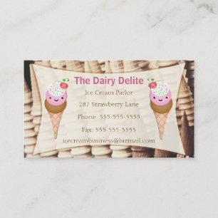 Ice Cream Shop / ParlorBusiness Card - Custom